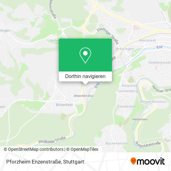 Pforzheim Enzenstraße Karte