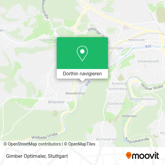 Gimber Optimaler Karte