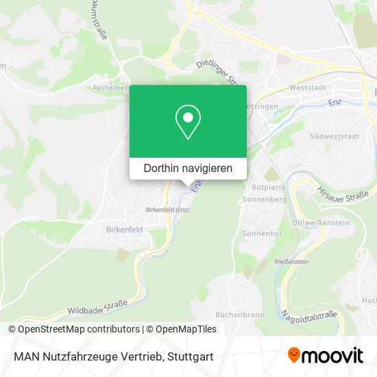 MAN Nutzfahrzeuge Vertrieb Karte