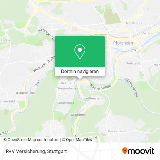 R+V Versicherung Karte