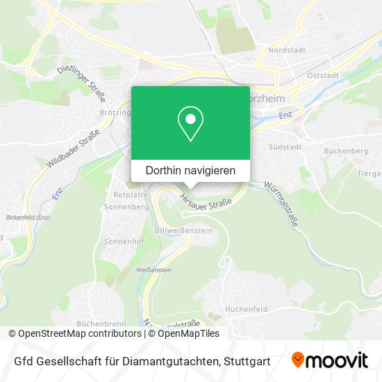 Gfd Gesellschaft für Diamantgutachten Karte