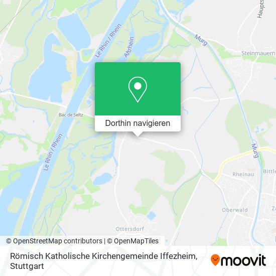 Römisch Katholische Kirchengemeinde Iffezheim Karte