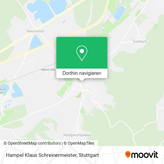 Hampel Klaus Schreinermeister Karte