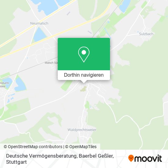 Deutsche Vermögensberatung, Baerbel Geßler Karte