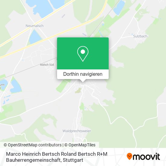 Marco Heinrich Bertsch Roland Bertsch R+M Bauherrengemeinschaft Karte