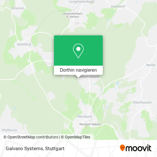 Galvano Systems Karte