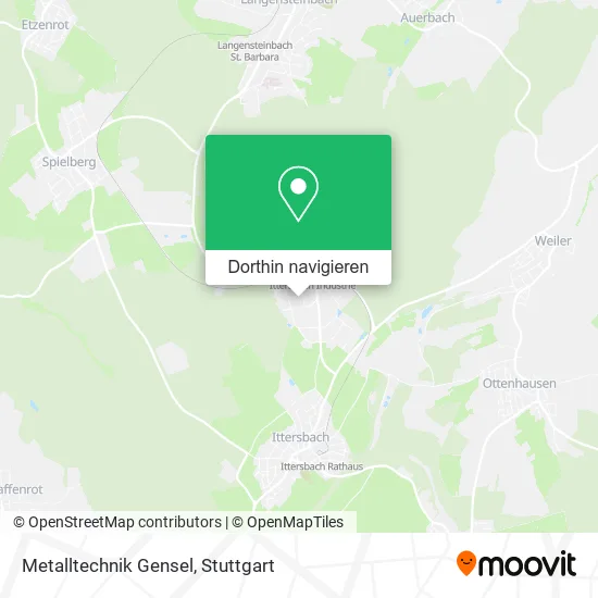 Metalltechnik Gensel Karte