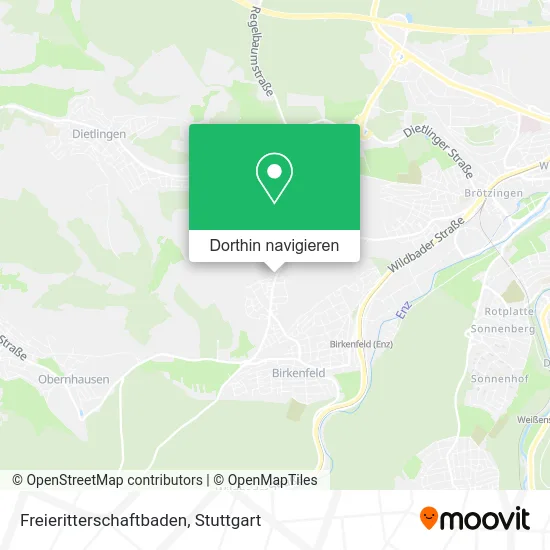 Freieritterschaftbaden Karte