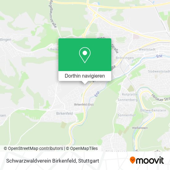 Schwarzwaldverein Birkenfeld Karte