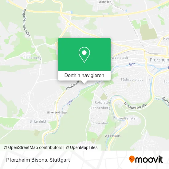 Pforzheim Bisons Karte