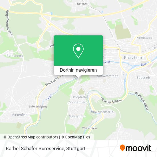 Bärbel Schäfer Büroservice Karte