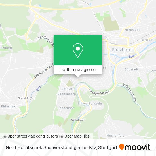 Gerd Horatschek Sachverständiger für Kfz Karte