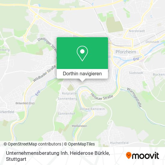 Unternehmensberatung Inh. Heiderose Bürkle Karte
