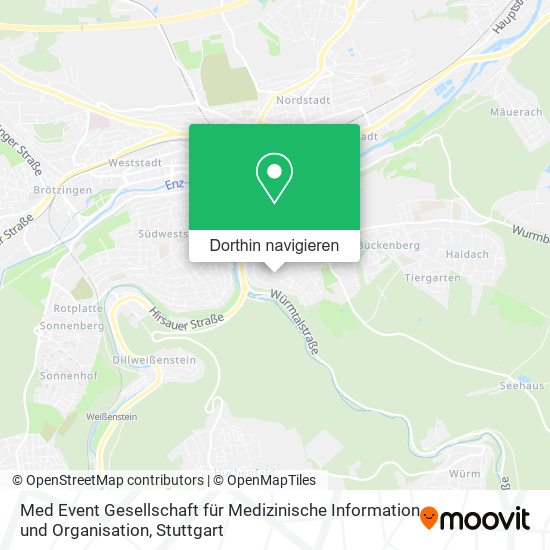 Med Event Gesellschaft für Medizinische Information und Organisation Karte