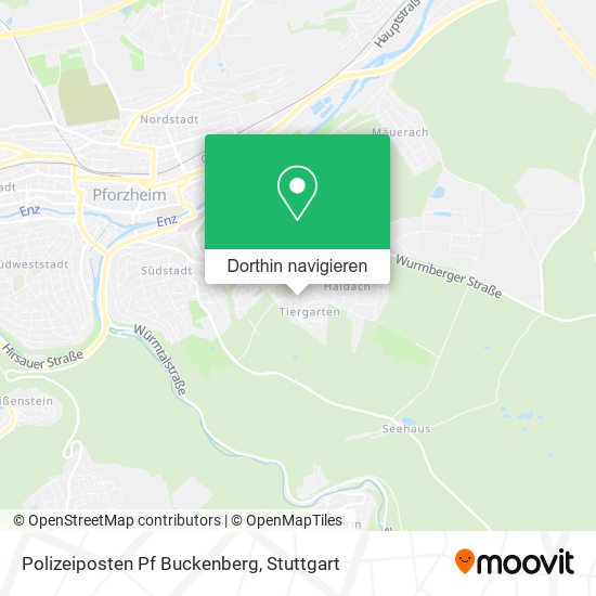 Polizeiposten Pf Buckenberg Karte