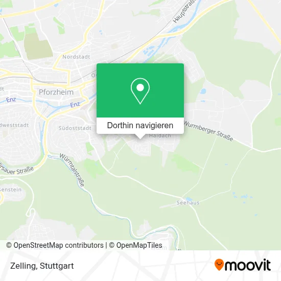 Zelling Karte
