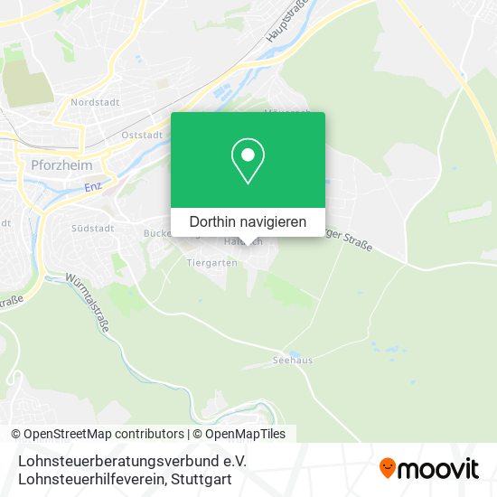 Lohnsteuerberatungsverbund e.V. Lohnsteuerhilfeverein Karte