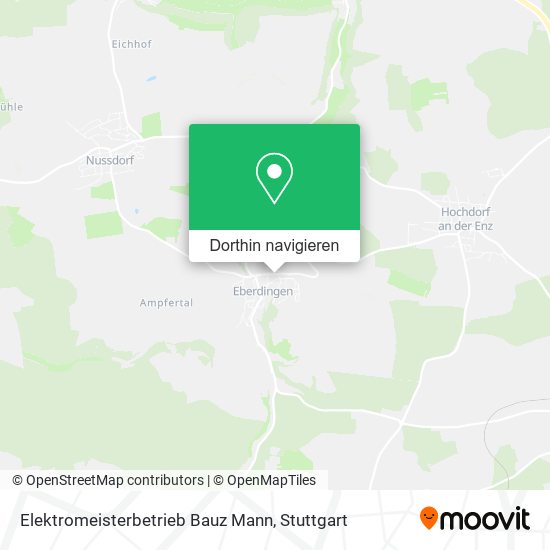 Elektromeisterbetrieb Bauz Mann Karte
