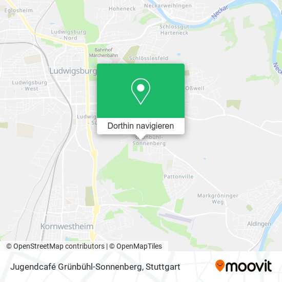 Jugendcafé Grünbühl-Sonnenberg Karte