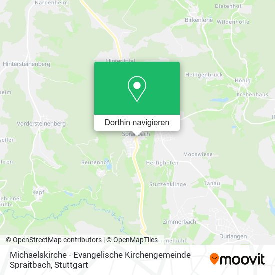 Michaelskirche - Evangelische Kirchengemeinde Spraitbach Karte