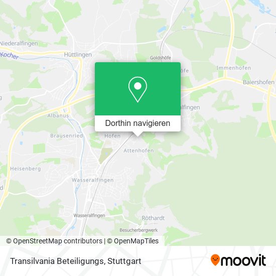 Transilvania Beteiligungs Karte