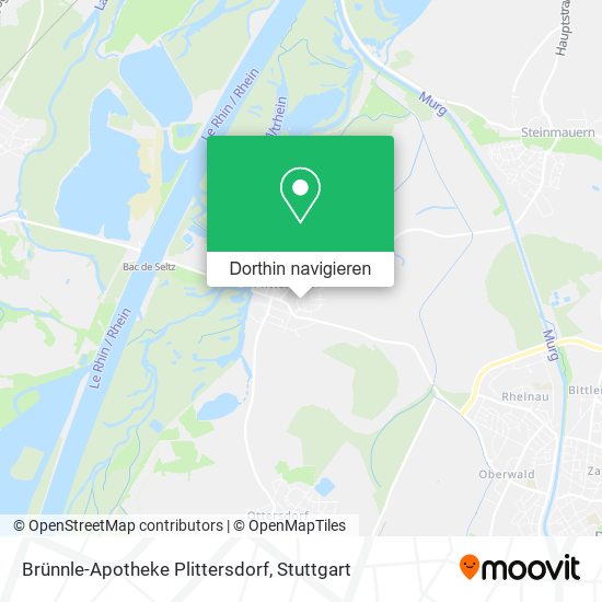 Brünnle-Apotheke Plittersdorf Karte