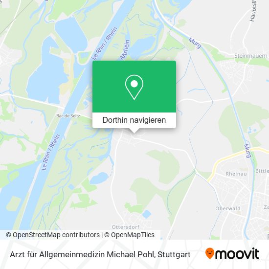 Arzt für Allgemeinmedizin Michael Pohl Karte