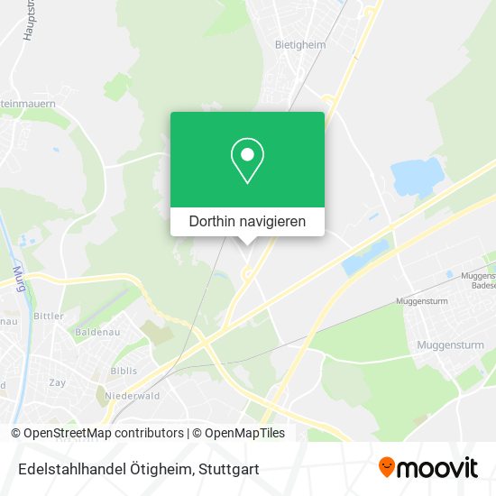 Edelstahlhandel Ötigheim Karte