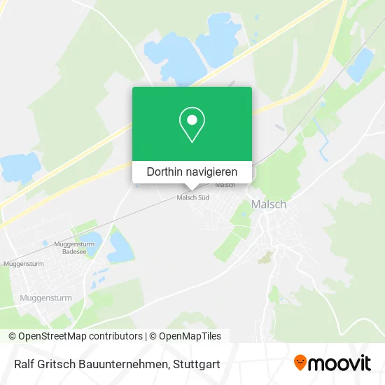 Ralf Gritsch Bauunternehmen Karte