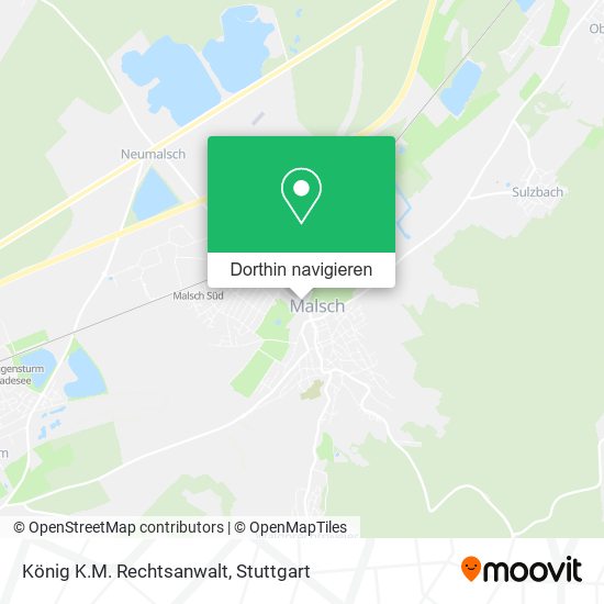 König K.M. Rechtsanwalt Karte