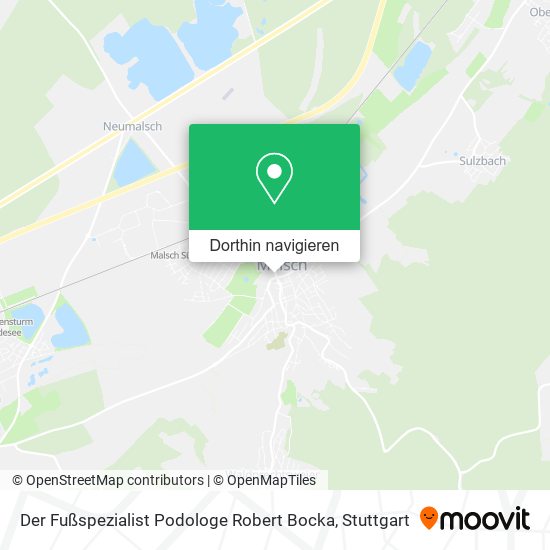 Der Fußspezialist Podologe Robert Bocka Karte
