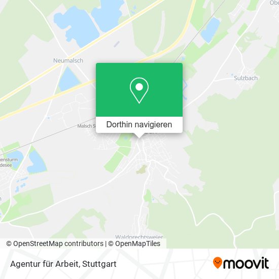 Agentur für Arbeit Karte