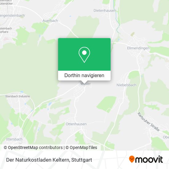 Der Naturkostladen Keltern Karte