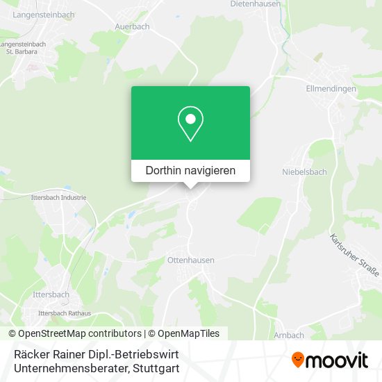 Räcker Rainer Dipl.-Betriebswirt Unternehmensberater Karte