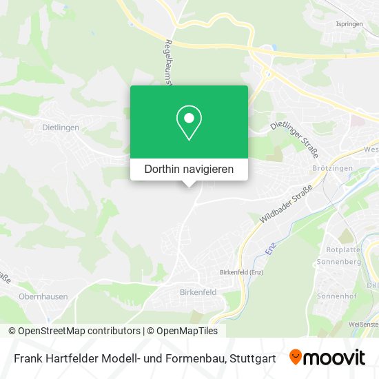 Frank Hartfelder Modell- und Formenbau Karte