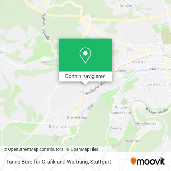 Tanne Büro für Grafik und Werbung Karte