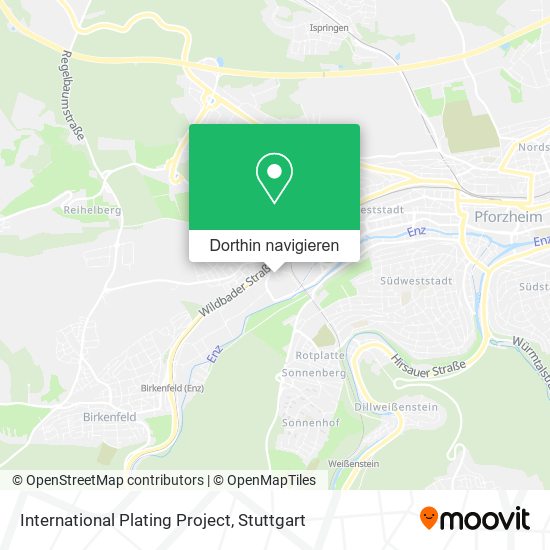 International Plating Project Karte