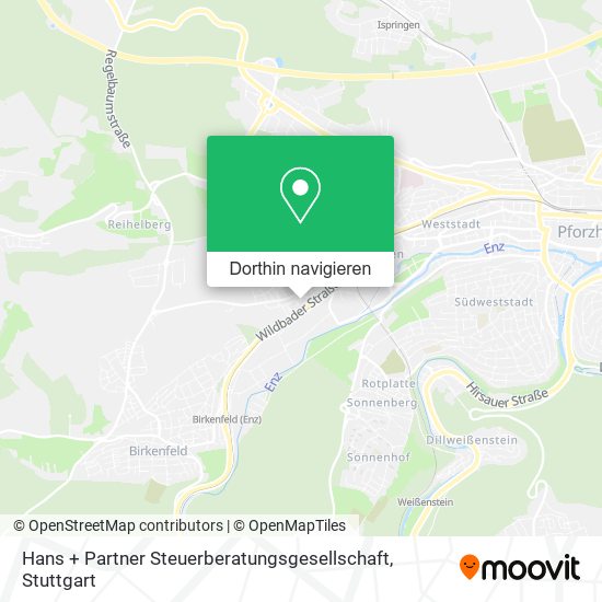 Hans + Partner Steuerberatungsgesellschaft Karte