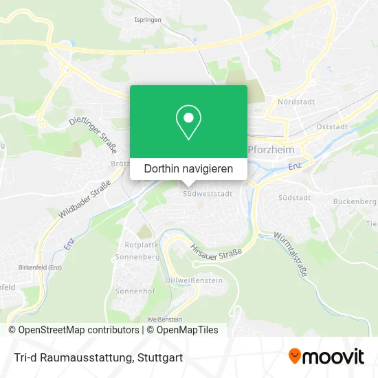 Tri-d Raumausstattung Karte