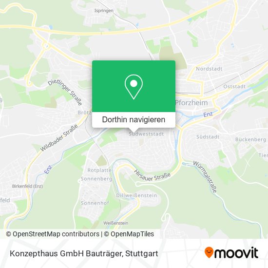 Konzepthaus GmbH Bauträger Karte