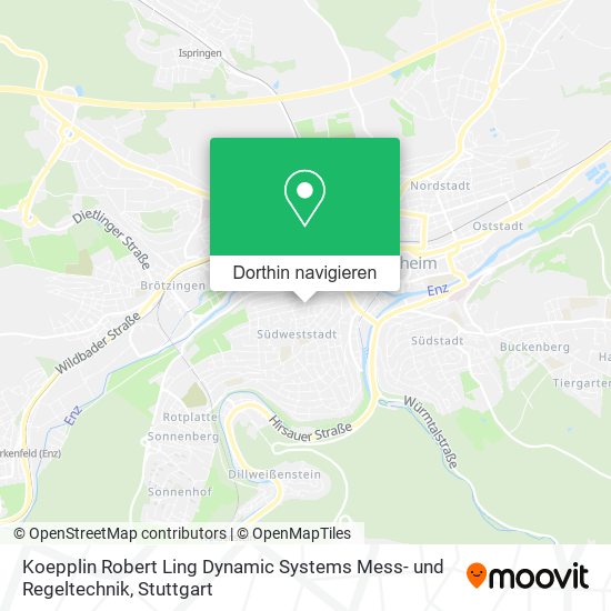 Koepplin Robert Ling Dynamic Systems Mess- und Regeltechnik Karte