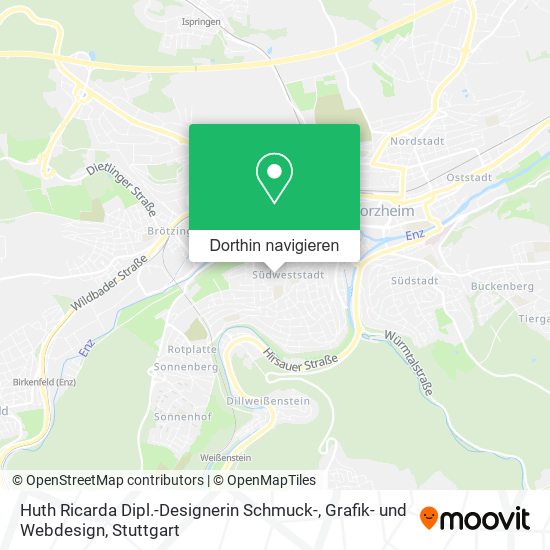 Huth Ricarda Dipl.-Designerin Schmuck-, Grafik- und Webdesign Karte
