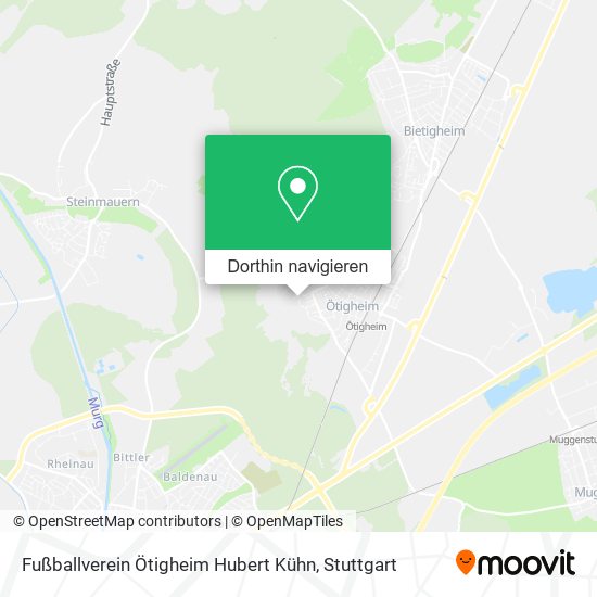 Fußballverein Ötigheim Hubert Kühn Karte