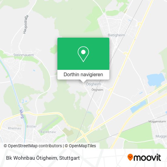 Bk Wohnbau Ötigheim Karte