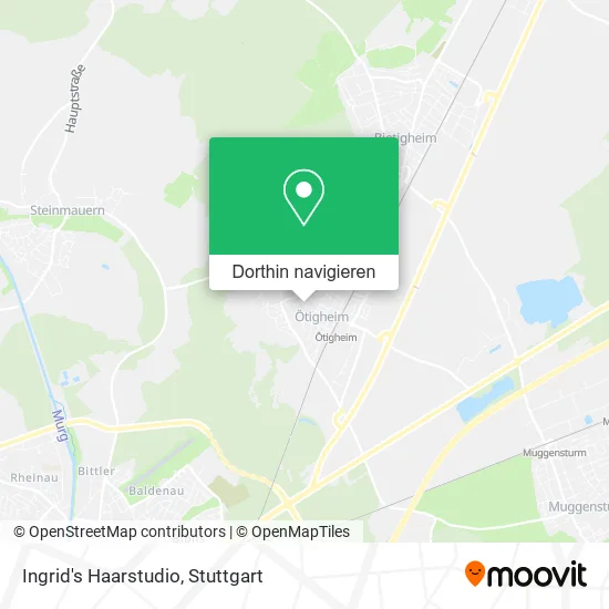 Ingrid's Haarstudio Karte