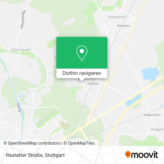 Rastatter Straße Karte