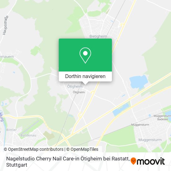 Nagelstudio Cherry Nail Care-in Ötigheim bei Rastatt Karte