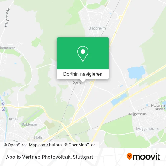 Apollo Vertrieb Photovoltaik Karte