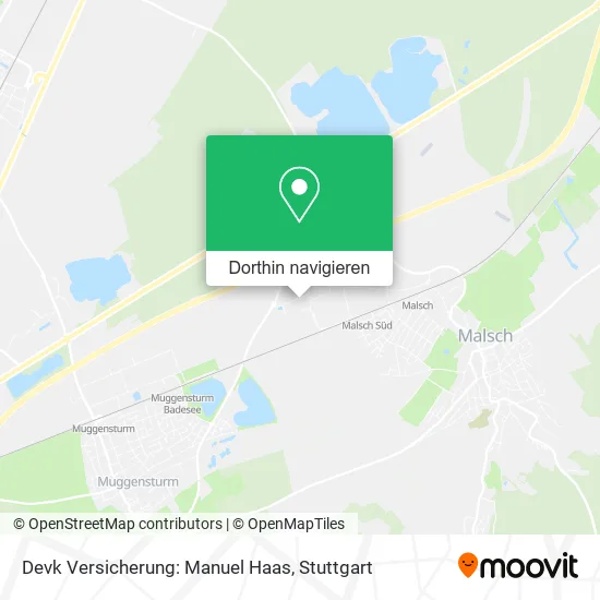 Devk Versicherung: Manuel Haas Karte