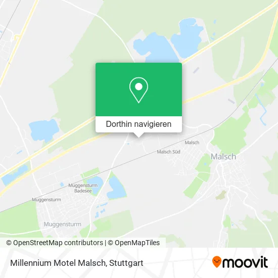 Millennium Motel Malsch Karte